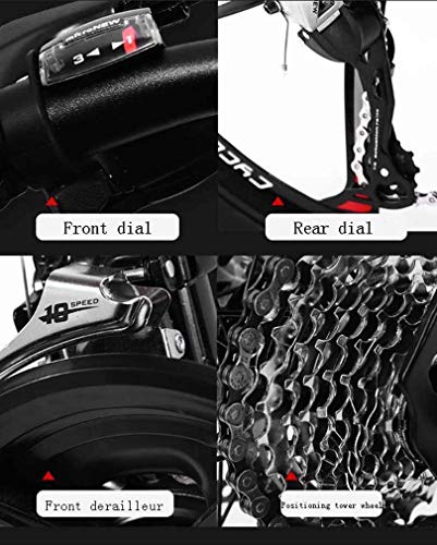 HYCy Fat Tire Mountain Bike Hombres,26 Pulgadas Bicicleta De Nieve para Adultos,Bicis De Crucero De Doble Disco De Freno,Bicicleta De Playa,4.0 Ruedas Anchas