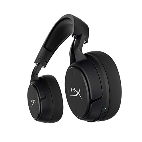 HyperX HX-HSCFS-SG/WW Cloud Flight S - Batería de Larga Duración con Carga Inalámbrica Qi, Cascos de Gaming Inalámbricos, Negro