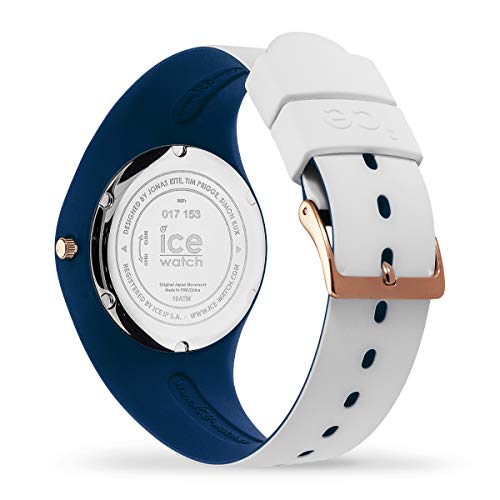 Ice-Watch - ICE duo chic White marine - Reloj blanco para Mujer con Correa de Silicona - 017153 (Small)