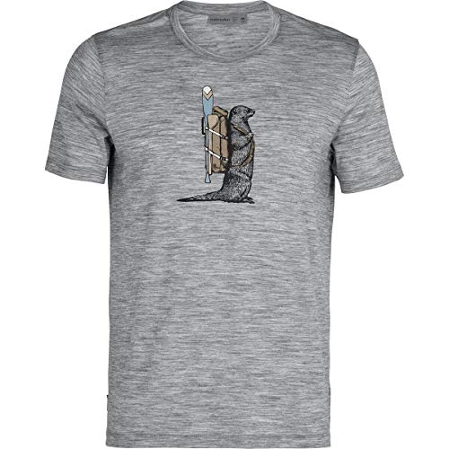 Icebreaker Camiseta Modelo M Tech Lite SS Crewe Otter Paddle Marca