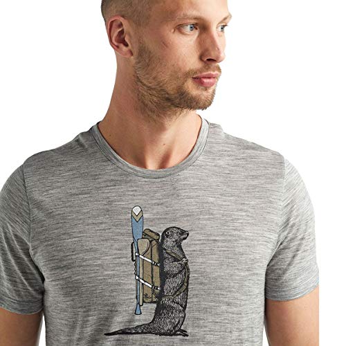 Icebreaker Camiseta Modelo M Tech Lite SS Crewe Otter Paddle Marca