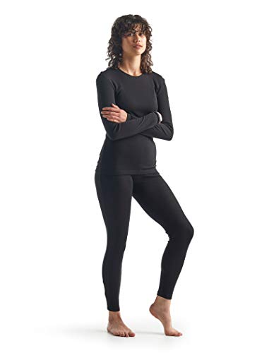 Icebreaker Wmns 175 Everyday Leggings Malla Térmica para Mujer, Black, M