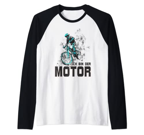 Ich Bin Der Motor - Bicicleta de montaña Camiseta Manga Raglan