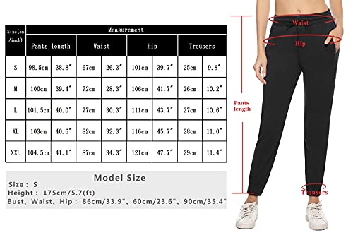 iClosam Pantalon Algodon Mujer CláSico Casual EláSticos Pantalones Pijamas Mujer Invierno Yoga Fitness Sweatpants