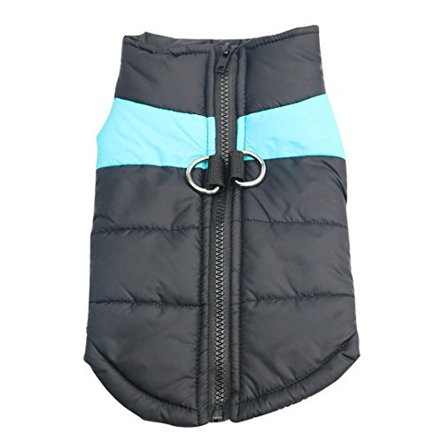 Idepet Abrigo aprueba de Agua de Perro para Invierno Ropa para Perros pequeños medianos y Grandes Mascotas Tallas S M L XL XXL 3XL 4XL 5XL