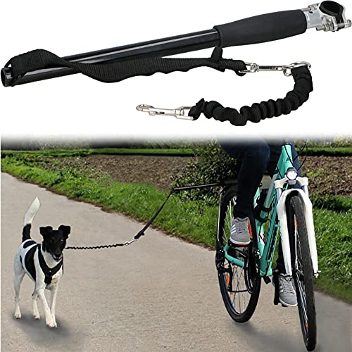 iFCOW Correa de plomo para perro con manos libres para bicicleta de perro, correa para bicicleta de perro