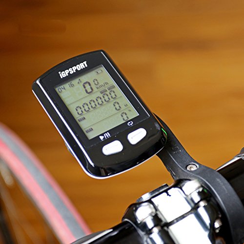 iGPSPORT iGS10 - Ciclo computador GPS Bicicleta Ciclismo.Cuantificador grabación Datos y rutas.Pantalla Anti- Reflejos,Gran Contraste.Conexión Sensores Ant+/2.4G. Bluetooth.IPX6