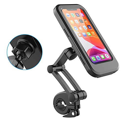 Soporte Móvil para Bicicleta, Soporte Universal para Móvil para Moto,  Rotación 360 Antivibración para iPhone 12 Mini/12/11 Pro Max/XS/XR, Samsung  S10/S9/S8, Huawei, Smartphones 4,7-6,8 pulgadas brillar Electrónica