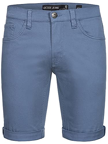 Indicode Hombre Villeurbanne Pantalones Cortos China Blue Medium