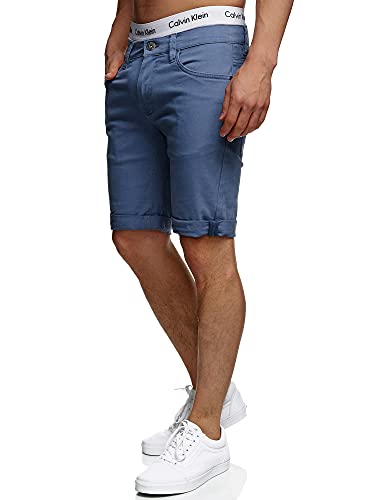 Indicode Hombre Villeurbanne Pantalones Cortos China Blue Medium