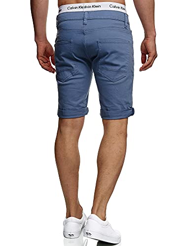 Indicode Hombre Villeurbanne Pantalones Cortos China Blue Medium