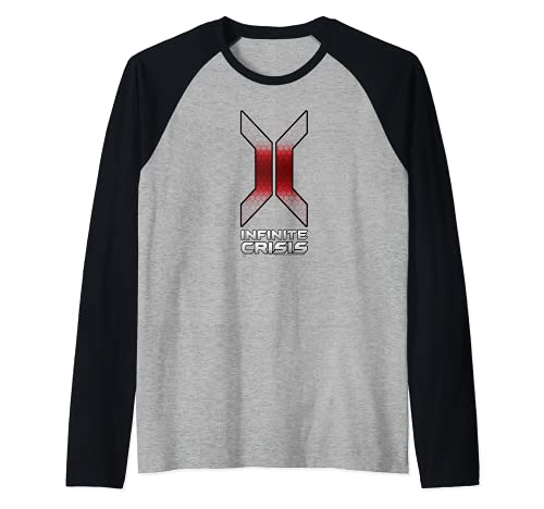 Infinite Crisis Title Camiseta Manga Raglan