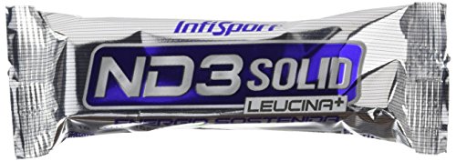 Infisport - ND3 Solid Leucina+, Barritas Energéticas, Sabor Cítrico, Caja con 21 Barritas
