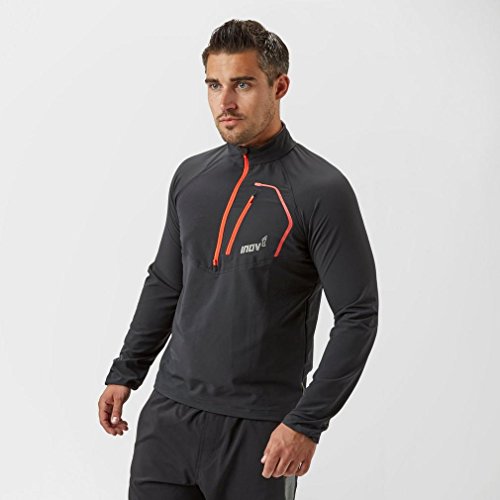 inov-8 Chaqueta Race Elite 275 Softshell para hombre, color negro, grande