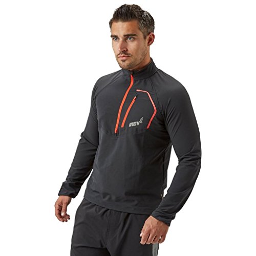 inov-8 Chaqueta Race Elite 275 Softshell para hombre, color negro, grande