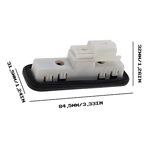 Interruptor de liberación del maletero trasero 6490R3 compatible con Peugeot 1007 207 308 MK1 3008 MK1 508 RCZ compatible con Citroen C4 Picasso; C4 Grand Picasso C5 07-> C2 C6