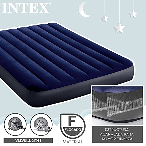 Intex 64757 - Colchón hinchable Dura-Beam Classic Downy