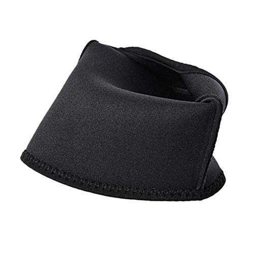 iPobie Cubierta para Zapatillas de Ciclismo, apatos Toe Cover Bicicleta Corta Zapato Protector térmico (Negro)