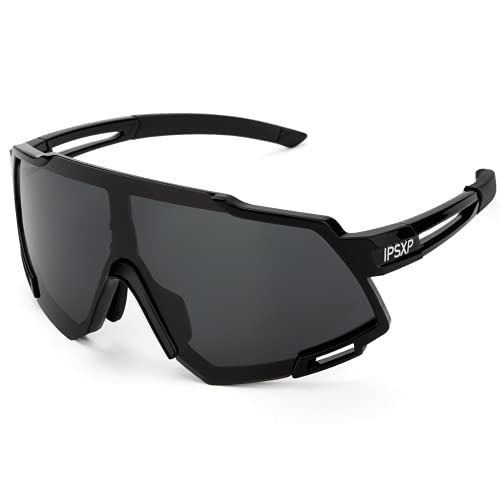 IPSXP Gafas de sol polarizadas para hombres y mujeres gafas de ciclismo deportes conducción bicicleta pesca correr gafas de sol TAC UV400 protección