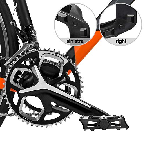 IPSXP Montaña Bicicleta Pedales, 3 cojinetes para Bicicleta de Carretera BMX MTB Road Bicycle 9/16 Pulgadas