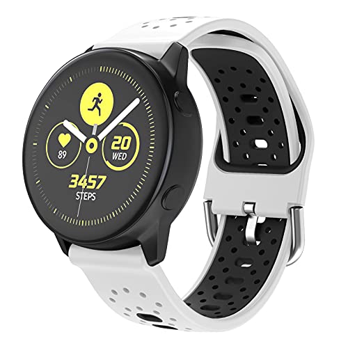 ISABAKE 20mm Correa de Reloj para Galaxy Watch 42mm/Vivoactive 3/Galaxy Active 2/Forerunner 245/Vivomove HR/Forerunner 645/Forerunner 645