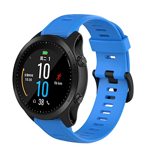 Isabake Correa para Garmin Forerunner 945/935, Banda de Reloj para Garmin Fenix 5/5 Plus, Instinto, Quatix 5 (Azul)