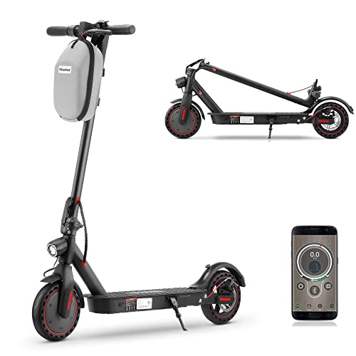 isinwheel i9 Pro Patinete Electrico, Control Aplicaciones, Largo Alcance 30 km Patinete Eléctrico Adultos, Velocidad Máxima hasta 25 km/h, Neumáticos Sólidos 8,5 Pulgadas Scooter