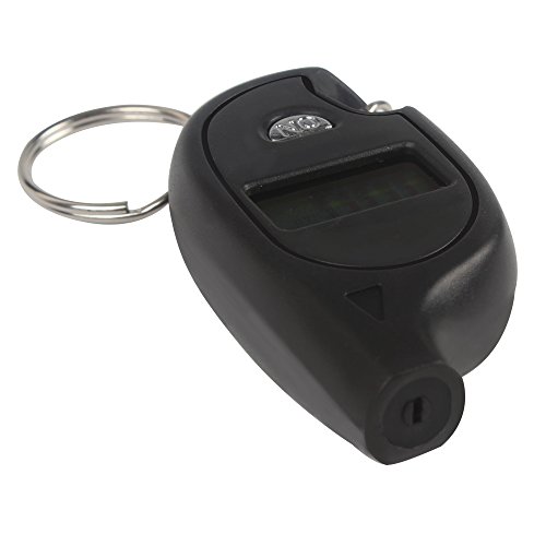 iTimo Medidor digital de presión de neumáticos de motocicleta de auto medidor de presión de neumáticos Mini herramienta de diagnóstico llavero detector de coche pantalla LCD