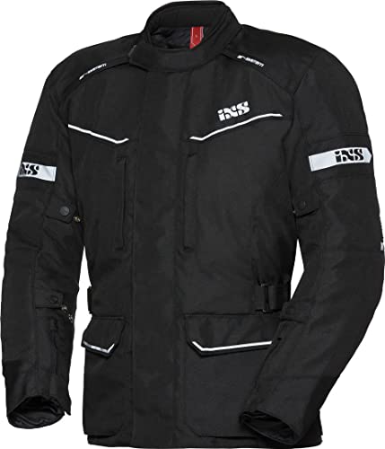 IXS Tour Evans-ST Chaqueta textil para motocicleta, color negro, M