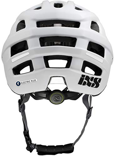 IXS Trail EVO Electric Plus E-Bike Edition - Casco de Bicicleta de montaña Unisex para Adulto, Color Blanco, M