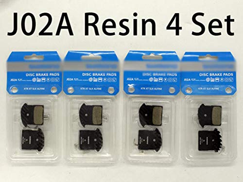 J04C Pastillas de metal para XTR XT seis j04c pastillas de disco de freno M785 M675 M8000 M9000 M9000 j02a, J02A Conjunto de resina 2