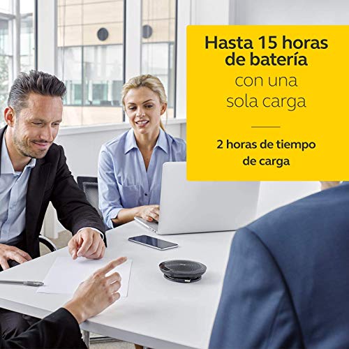 Jabra Speak 510 - Altavoz Portátil para Conferencias con USB - Certificado para Comunicaciones Unificadas - Compatible con PC, Smartphones y Tabletas