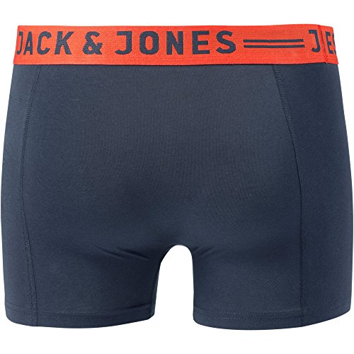 JACK & JONES JACLICHFIELD TRUNKS 3 PACK, Bóxer Hombre, Multicolor (Burgundy), X-Large