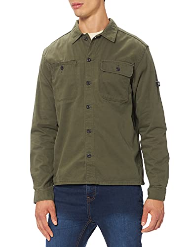 Jack & Jones Jcoben Classic-Camiseta de Manga Corta Camisa, Forest Night, M para Hombre