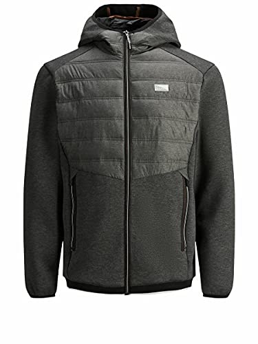 Jack & Jones Jcotoby Noos-Chaqueta híbrida, Negro, S para Hombre