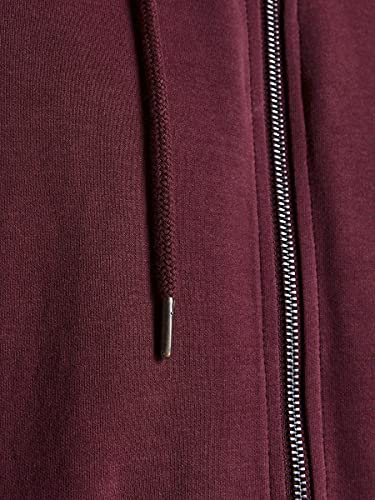 Jack & Jones Jjebasic Noos-Sudadera con Capucha y Cremallera Chaqueta, Port Royale, L para Hombre