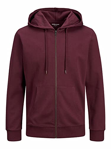 Jack & Jones Jjebasic Noos-Sudadera con Capucha y Cremallera Chaqueta, Port Royale, L para Hombre