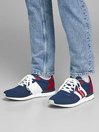 Jack & Jones NOS Jfwstellar Mesh Majolica Blue Noos, Zapatillas Hombre, 43 EU