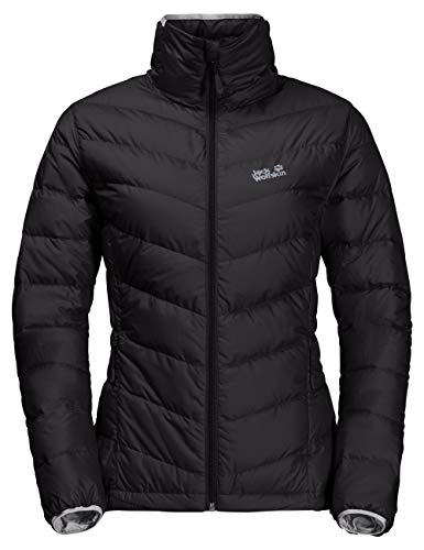 Jack Wolfskin Helium High - Chaqueta de plumón para Mujer, Mujer, Color Negro, tamaño XX-Large