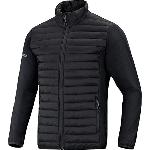 JAKO Premium Chaqueta híbrida para hombre, Talla 3XL, Negro