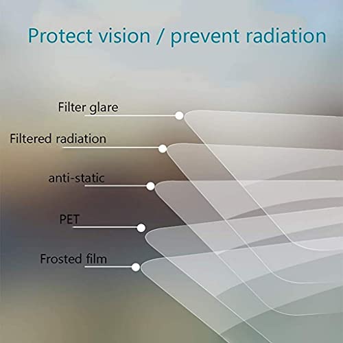 JANEFLY Protector Anti de Pantalla de luz Azul para 32-75 Pulgadas (Pantalla Medida diagonalmente) TV,46"(1017 * 570mm)