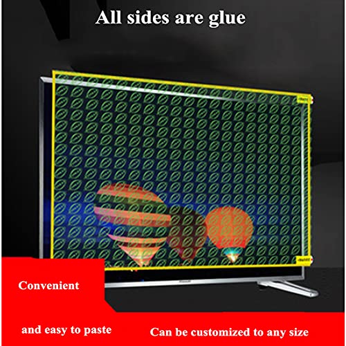 JANEFLY Protector de Pantalla de TV Anti luz Azul para Monitor Diagonal de 32-75 Pulgadas, Antideslumbrante/Antiarañazos/Antihuellas, Sin Huellas Dactilares Fácil de Instalar,46"(1017 * 570mm)