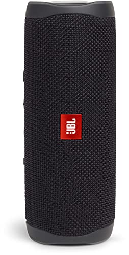 JBL Flip 5 Altavoz inalámbrico portátil con Bluetooth, speaker resistente al agua IPX7, JBL PartyBoost, hasta 12h de reproducción con sonido de calidad, negro