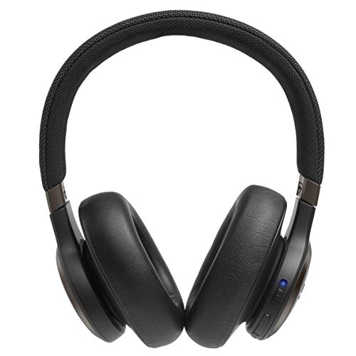 JBL LIVE 650BTNC - Auriculares Inalámbricos con Bluetooth y cancelación de ruido, sonido de calidad JBL con asistente de voz integrado, hasta 30h de música, negro