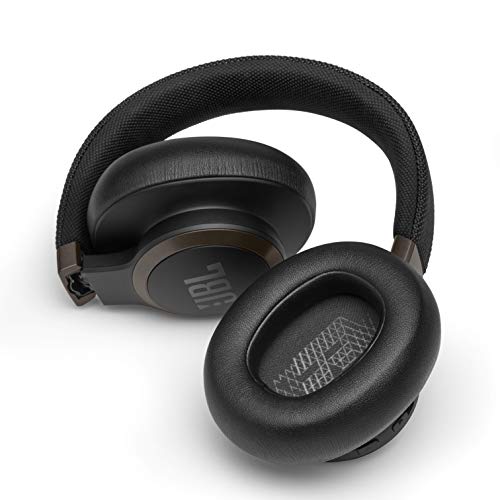 JBL LIVE 650BTNC - Auriculares Inalámbricos con Bluetooth y cancelación de ruido, sonido de calidad JBL con asistente de voz integrado, hasta 30h de música, negro