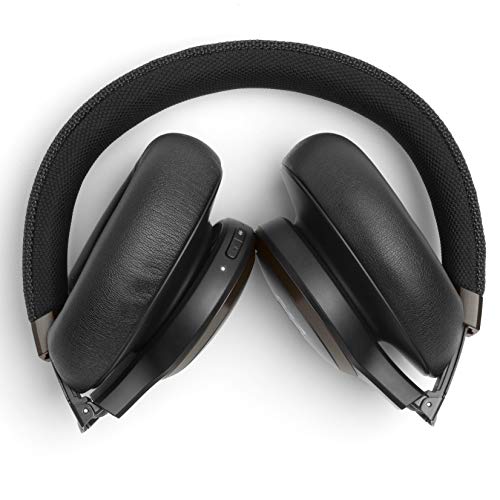 JBL LIVE 650BTNC - Auriculares Inalámbricos con Bluetooth y cancelación de ruido, sonido de calidad JBL con asistente de voz integrado, hasta 30h de música, negro