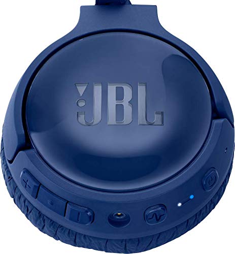 JBL Tune 600BTNC - Auriculares supraaurales inalámbricos con cancelación de ruido activa, batería de hasta 12 horas con BT y NC activo, azul