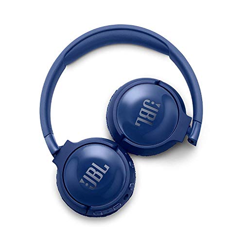 JBL Tune 600BTNC - Auriculares supraaurales inalámbricos con cancelación de ruido activa, batería de hasta 12 horas con BT y NC activo, azul