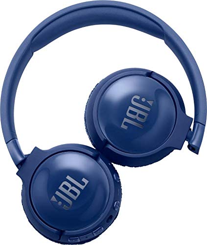 JBL Tune 600BTNC - Auriculares supraaurales inalámbricos con cancelación de ruido activa, batería de hasta 12 horas con BT y NC activo, azul