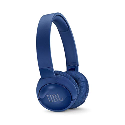 JBL Tune 600BTNC - Auriculares supraaurales inalámbricos con cancelación de ruido activa, batería de hasta 12 horas con BT y NC activo, azul